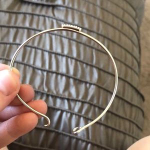 Silver bracelet wit diamonds!